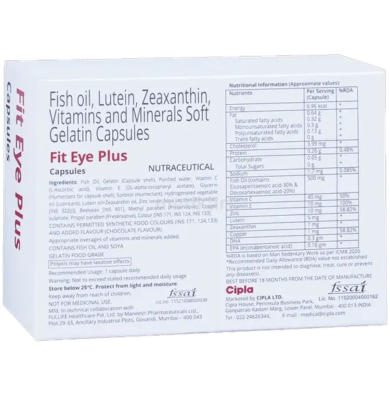 fit eye plus capsule 10's